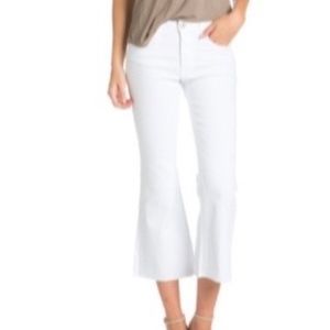 MID-RISE CUT-OFF CULOTTES (PRIME DENIM COLORS)